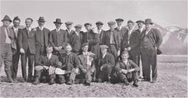 Postcard prints of Fr. Dominic O’Connor OFM Cap. with a group of Irish Republicans in California