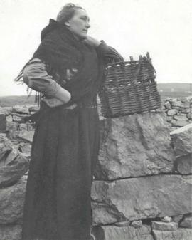 Maggie Dirrane, an actress in 'Man of Aran'