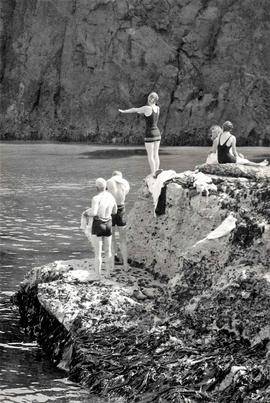 Bathing at Ballintoy, County Antrim