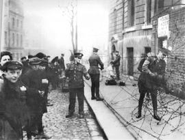 Barricade at City Hall, Dublin