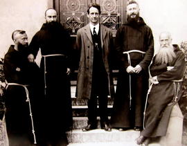 Terence MacSwiney and Capuchin Friars at Rochestown